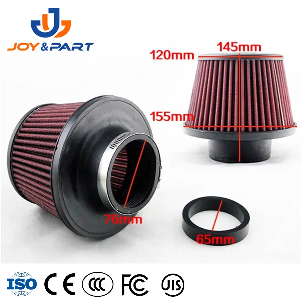 76 mm Konisch-Luftfilter 2,5-3-Zoll-Automobilfilter China Filter Hersteller 